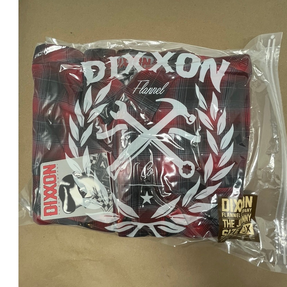 DIXXON Flannel Company The Johnny Shirt Jacket Mens 2XL Fleece Lined Flannel Red - Picture 5 of 8